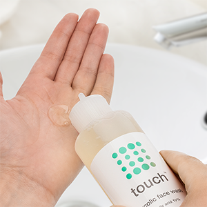 touch glycolic acid face wash