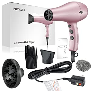 NITION HAIR DRYE WITH DIFFUSER BLOW DRYER