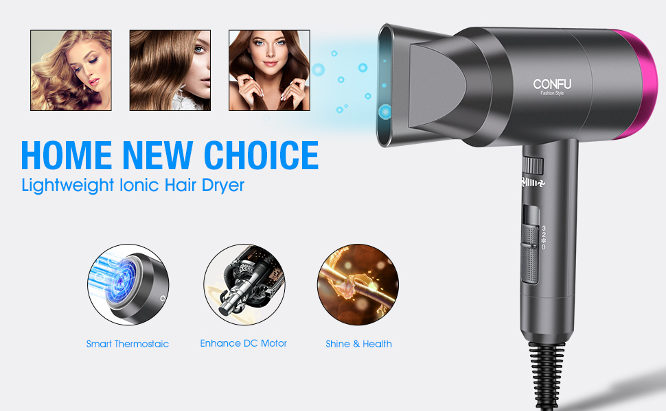 Ionic hair dryer