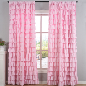 ruffle curtain pink ruffle curtain shabby chic curtain for farmhouse