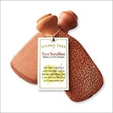 foot scrubber tag never wears out kiln fired virtually indestructible never dull rust other tools