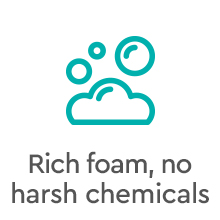 Puracy Natural Body Wash: Citrus & Sea Salt - Rich foam, no harsh chemicals