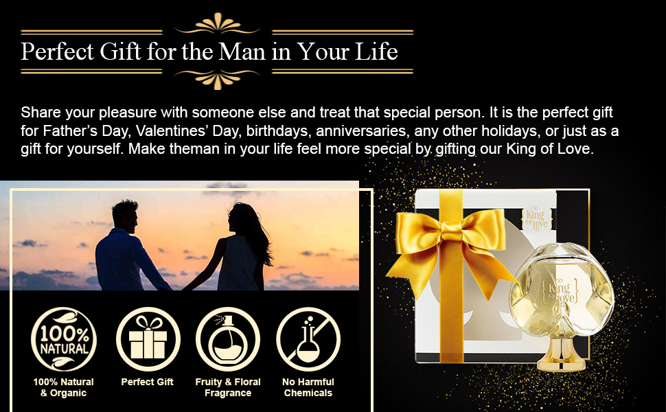King of love makes the perfect gift for men.