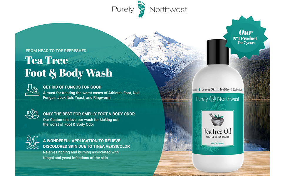 tea tree body wash ringworm humans anti-fungal shampoo fungus treatment acne oil soap athlete scalp
