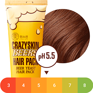 crazy skin beer hair pack