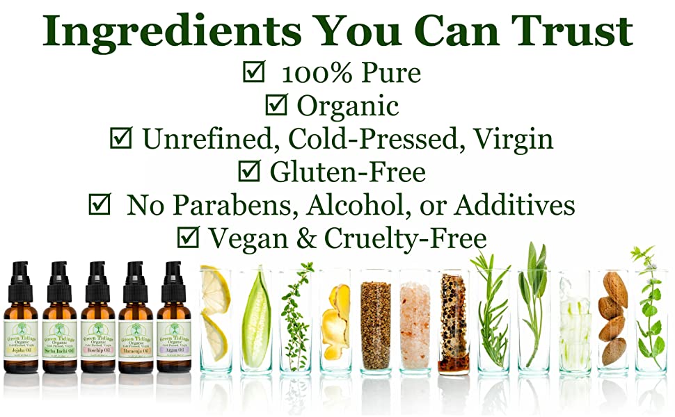 Vegan organic body and hair oil