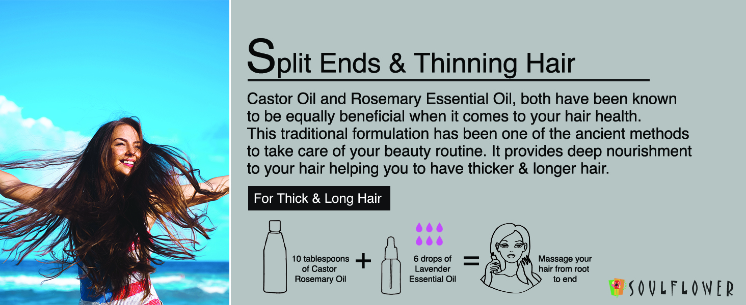 soulflower castor rosemary hair nourishment oil