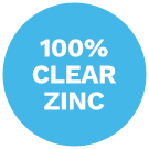 100% Clear Zinc