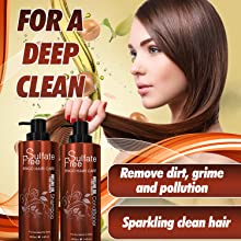 ​deep conditioning hair treatment and natural shampoo