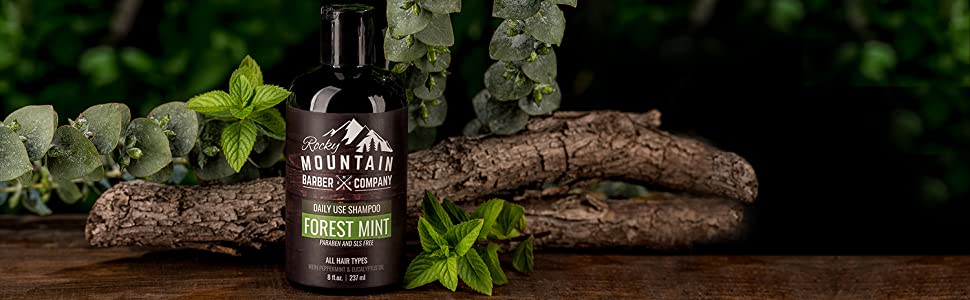 Forest Mint Shampoo - Tea Tree, Peppermint, Eucalyptus Oil