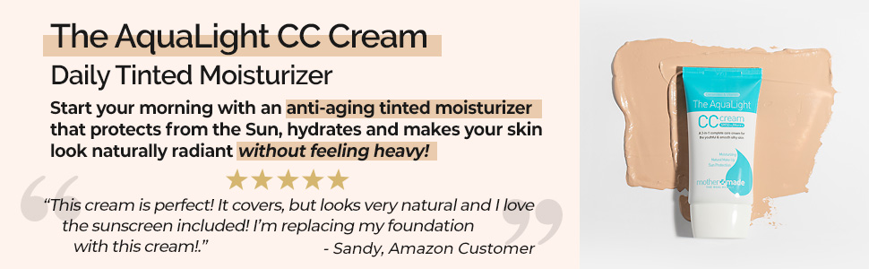 mothermade mother made cc cream tinted moisturizer face sunscreen spf organic anti-aging