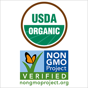USDA Certified Organic - Non-GMO Verified