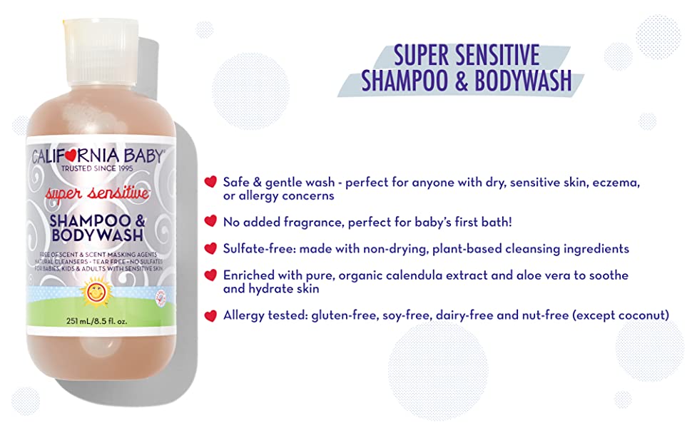 super sensitive shampoo and wash