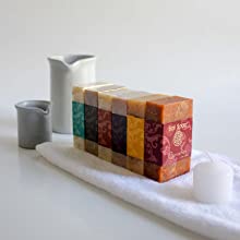 Line of Bar Soap