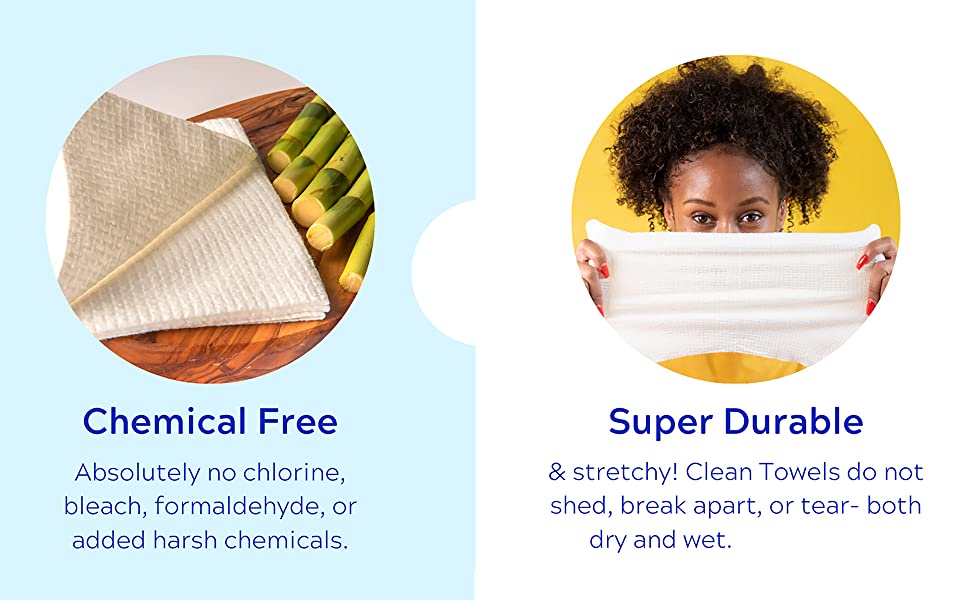 clean skin club , thick , towels , towelettes , wipes , for face , makeup remover , durable , soft