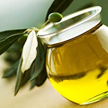 olive oil fruit antioxidants essential oils dry moisture fine brittle hair dyed scalp flakes shiny