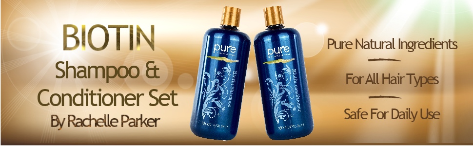 Pure Natural Ingredients  For Damaged or Thin Hair  Safe For Daily Use