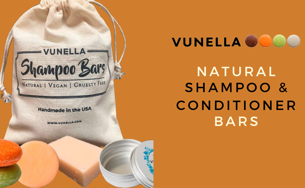 Vunella Shampoo and Conditioner Bars