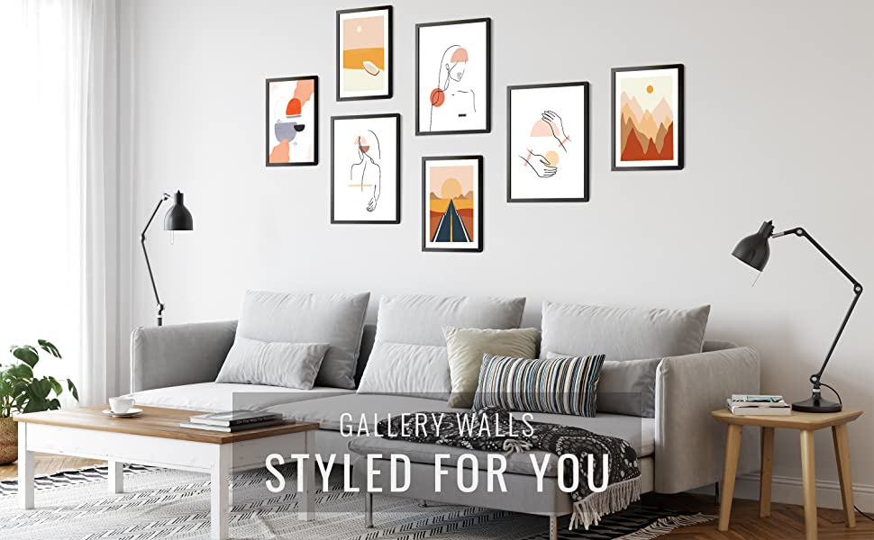 great gallery walls for living rooms
