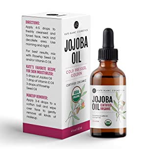 organic jojoba oil for face moisturizer hair skin eczema dry