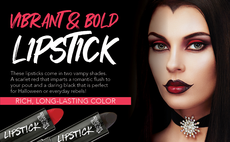 Lip Stick black red sharp travel lipstick makeup quality color all purpose face skin women teen