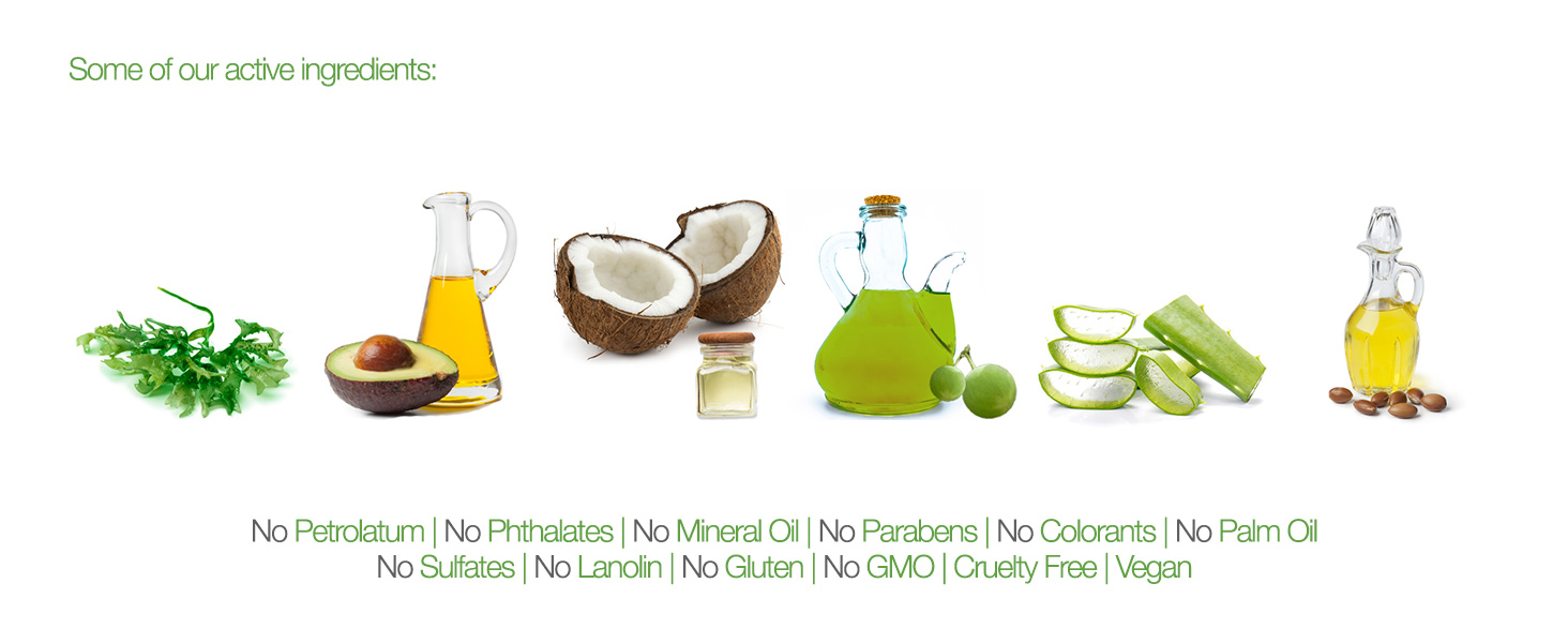 certified organic ingredients, natural ingredients, paraben free, sulfate free, sustainable glam