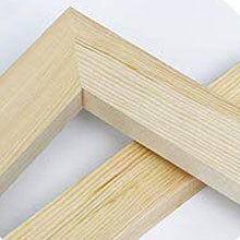 solid wood frame
