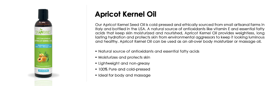 apricot oil, apricot kernel, organic apricot oil, pure cold pressed non greasy moisturizer skin face