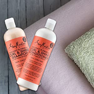 Shea Moisture Coconut and Hibiscus Curl and Shine Combination Set