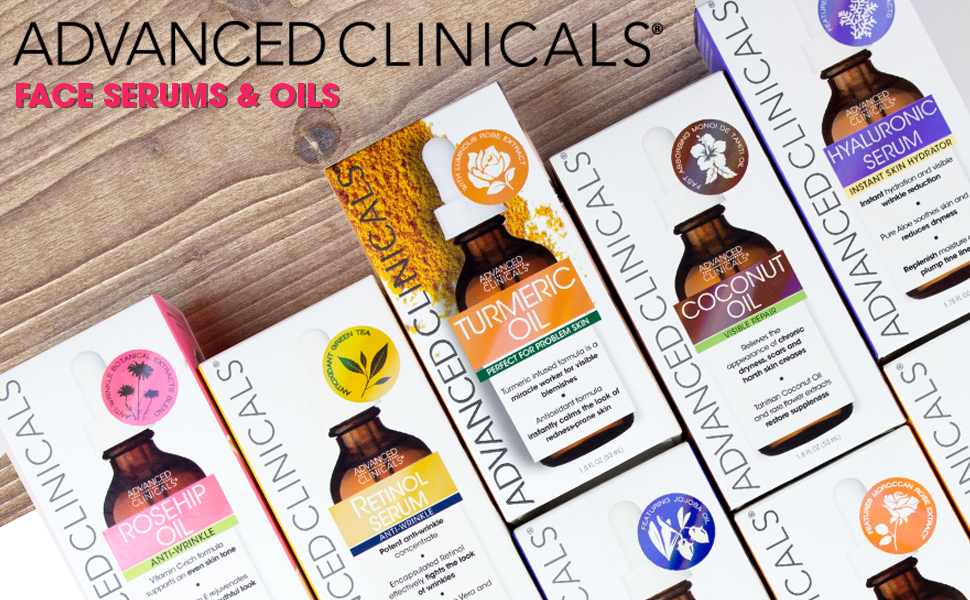 Advanced clinicals serums oils face