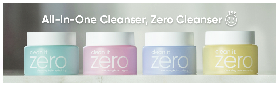 BANILA CO Clean It Zero, Zero Cleanser, Clean It Zero for oily skin, cleansing balm, Korean cleanser