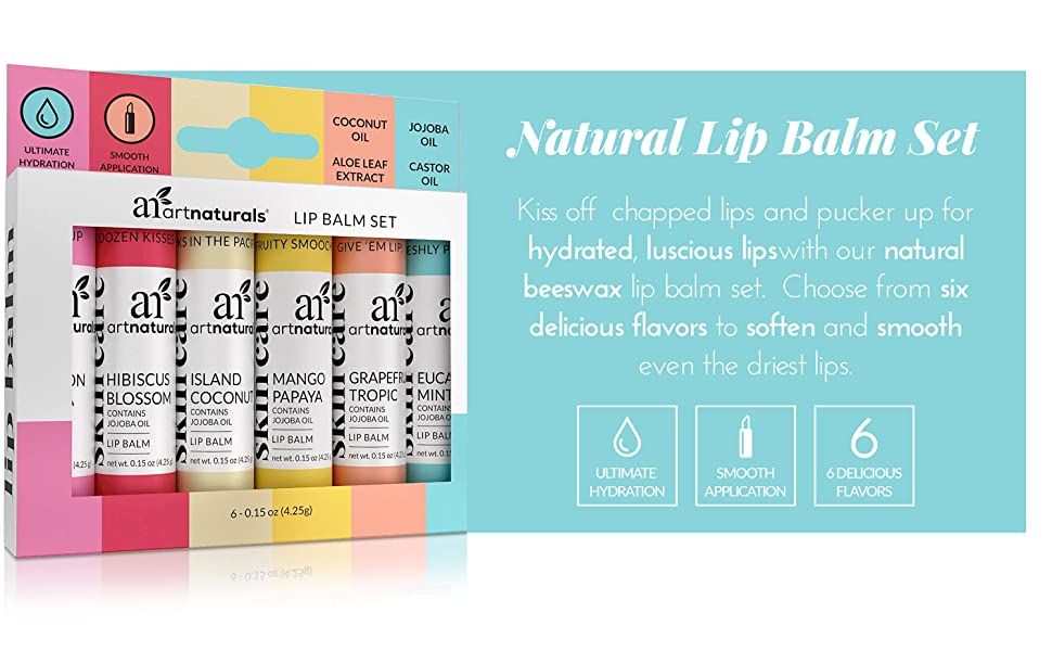 Natural Lip Balm Set