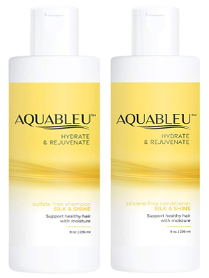 hydrating shampoo conditioner sulfate free shampoo conditioner aquableu silk and shine silk shampoo
