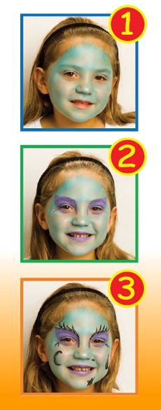 witch makeup ideas for little girl