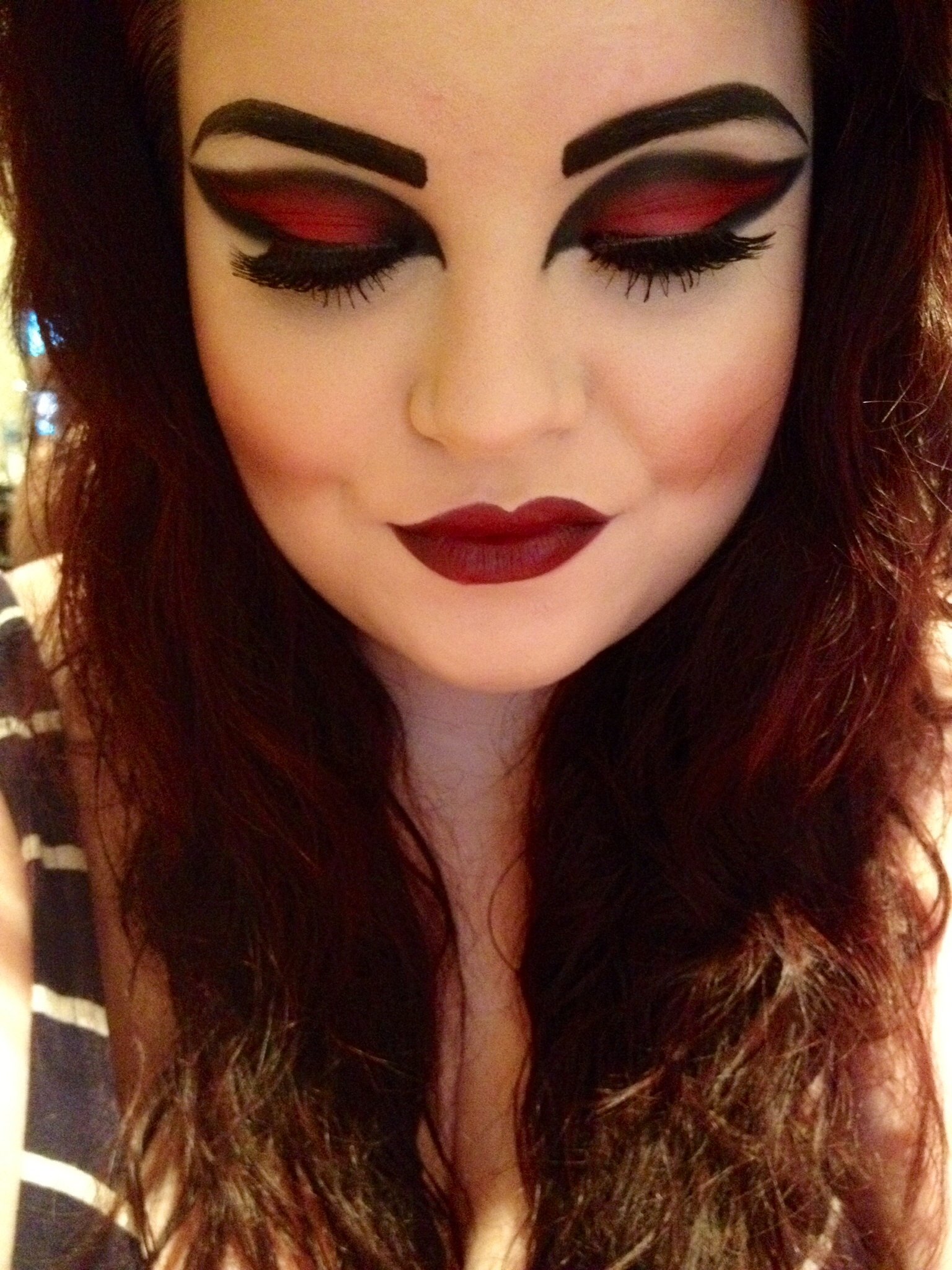 makeup ideas for halloween devil