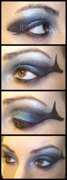 shark halloween makeup ideas