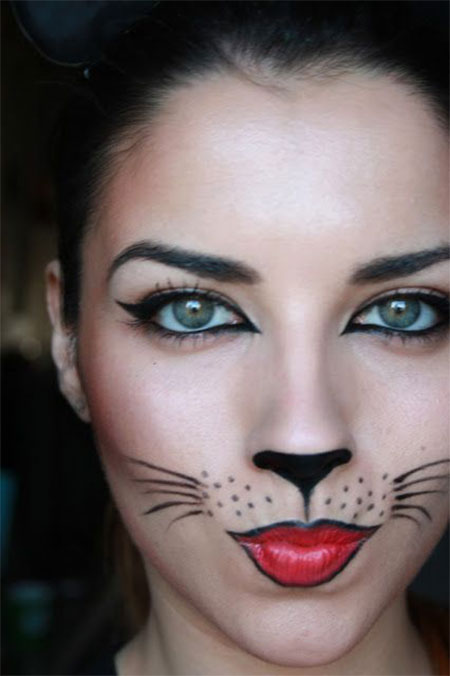 cat halloween costume makeup ideas