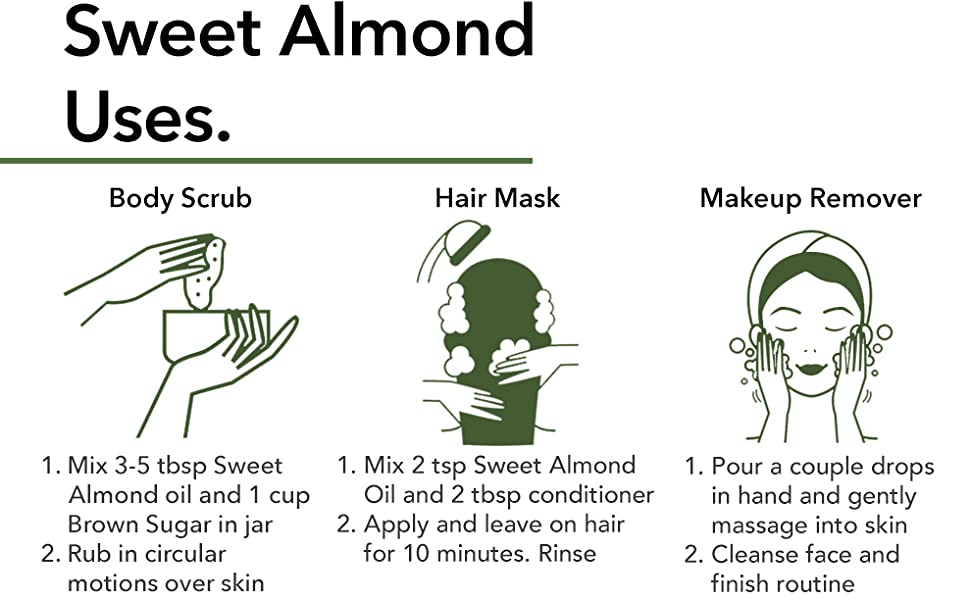 organic essential oils carrier oils for essential oils aceite de almendras almond oil for hair