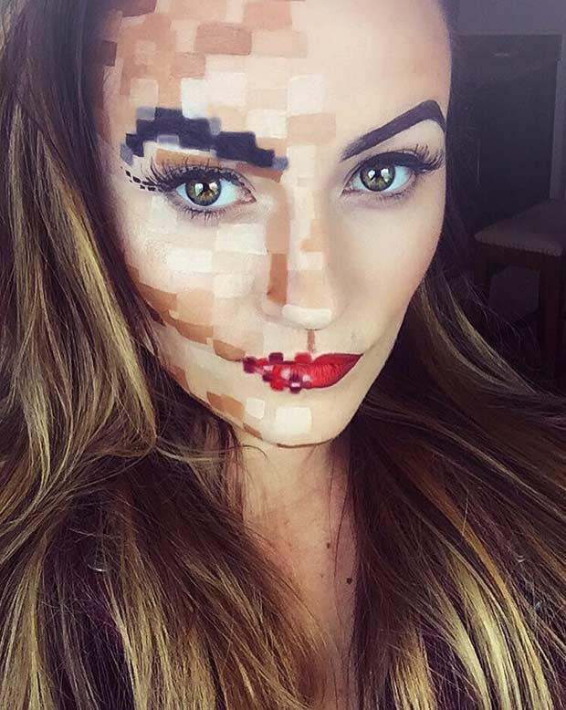 scary easy makeup for halloween