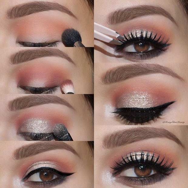 easy makeup tutorial for brown eyes for beginners
