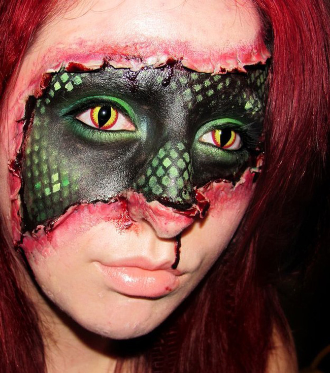 scary snake makeup ideas