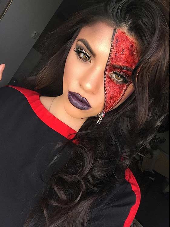 halloween makeup ideas for dark skin