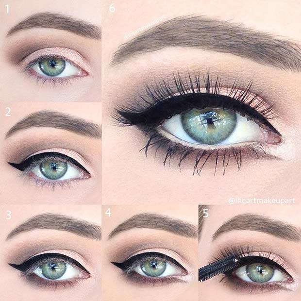 natural eyeshadow looks for blue eyes