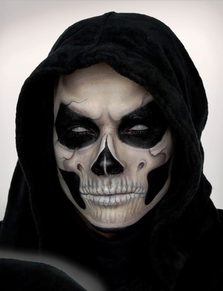 scary skeleton makeup ideas