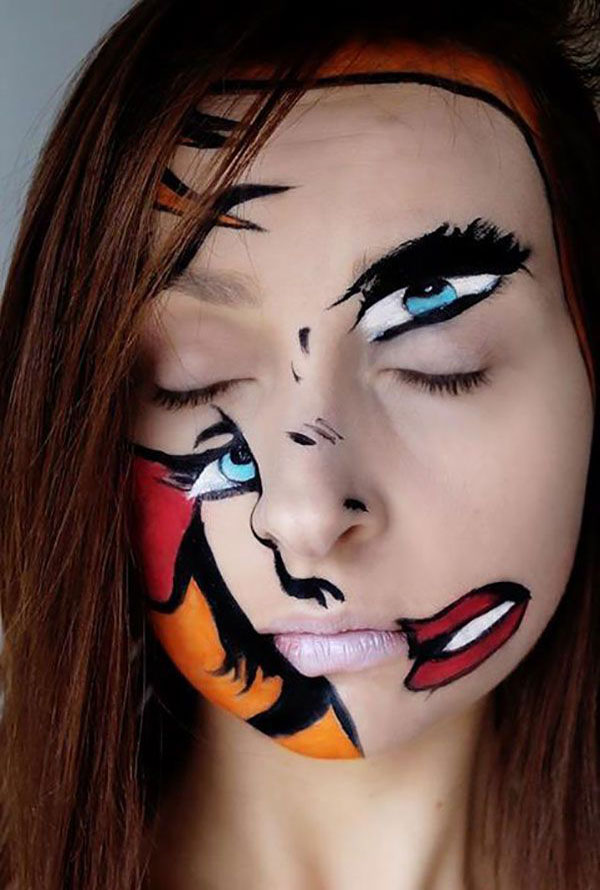 cool clown makeup ideas