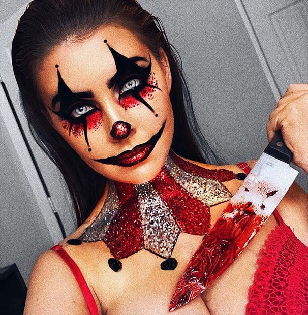 clown makeup ideas for halloween