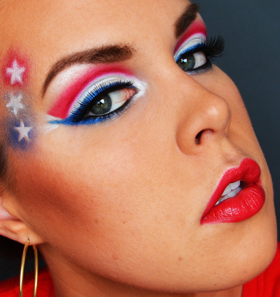 makeup ideas for 4th of july