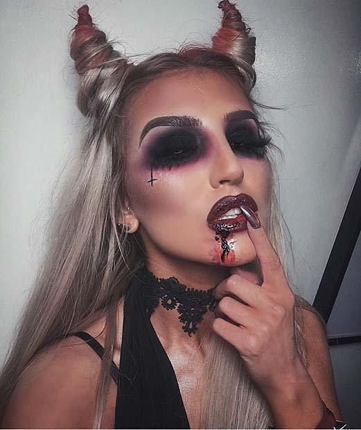 scary halloween costume makeup ideas