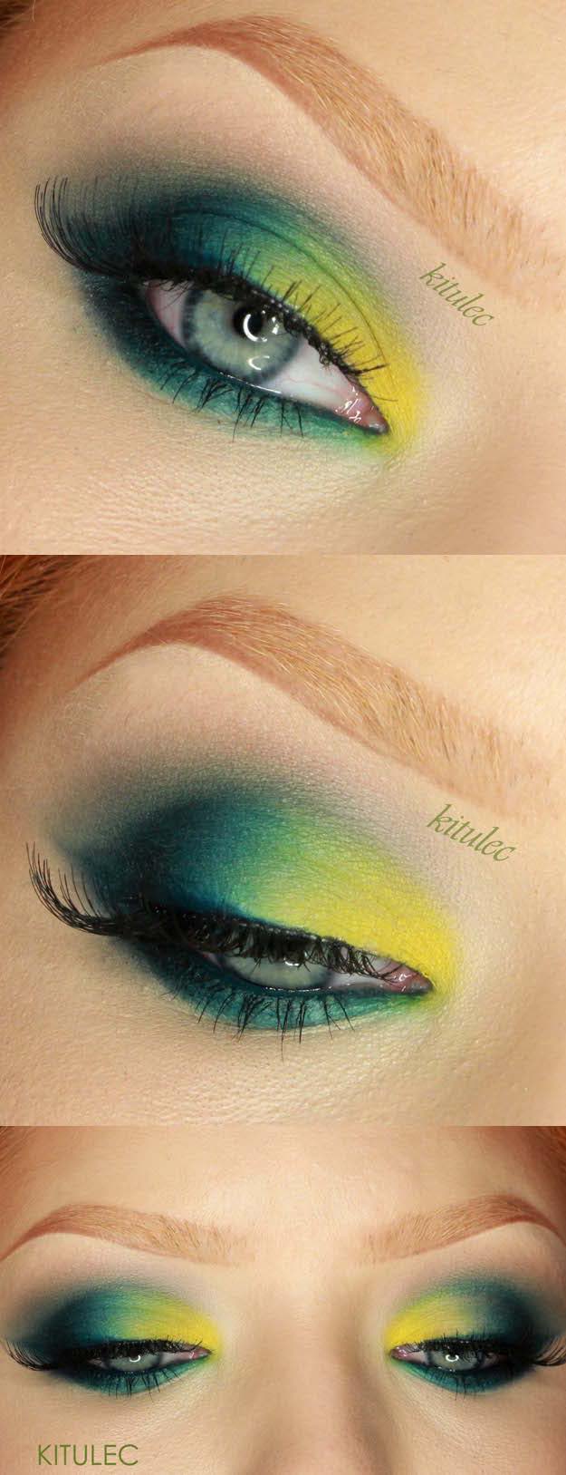 simple makeup ideas for green eyes