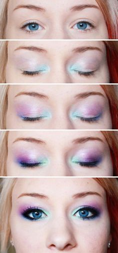 simple unicorn makeup easy
